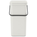 Avfallshink Sort&Go Ljusgrå16L