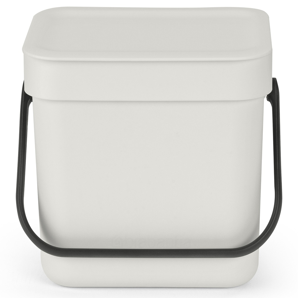 Avfallshink Sort&Go Ljusgrå3L