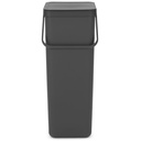 Avfallshink Sort&Go Grå 40L