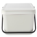 Avfallshink Stapelbar Ljusgrå