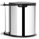 Avfallshink Bänkskåp b.stål15L