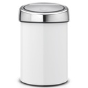 Avfallshink Touch Bin 3 liter vit