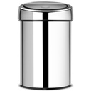 Avfallshink Touch Bin 3 liter borstat stål