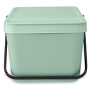 Avfallshink Stapel. Jade Green