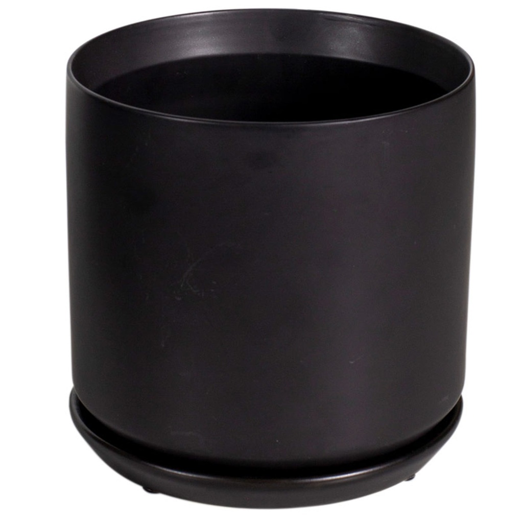 Kruka Palermo 18 cm 4 liter Svart