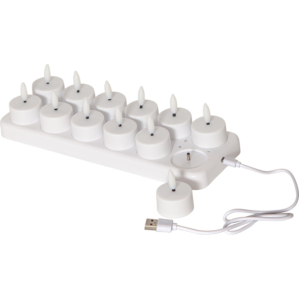 LED Värmeljus Charge 12-pack