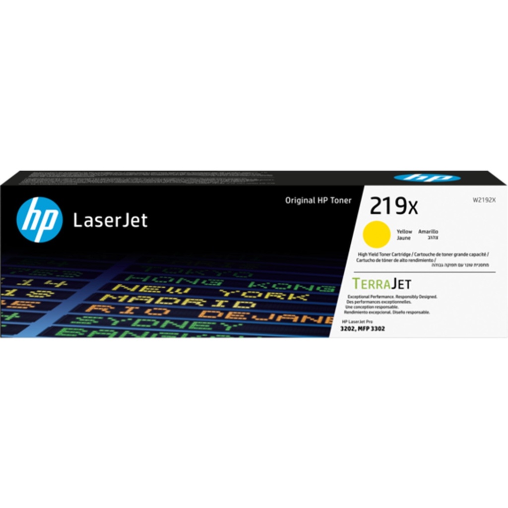 Toner HP 219X W2192X 2,5k gul