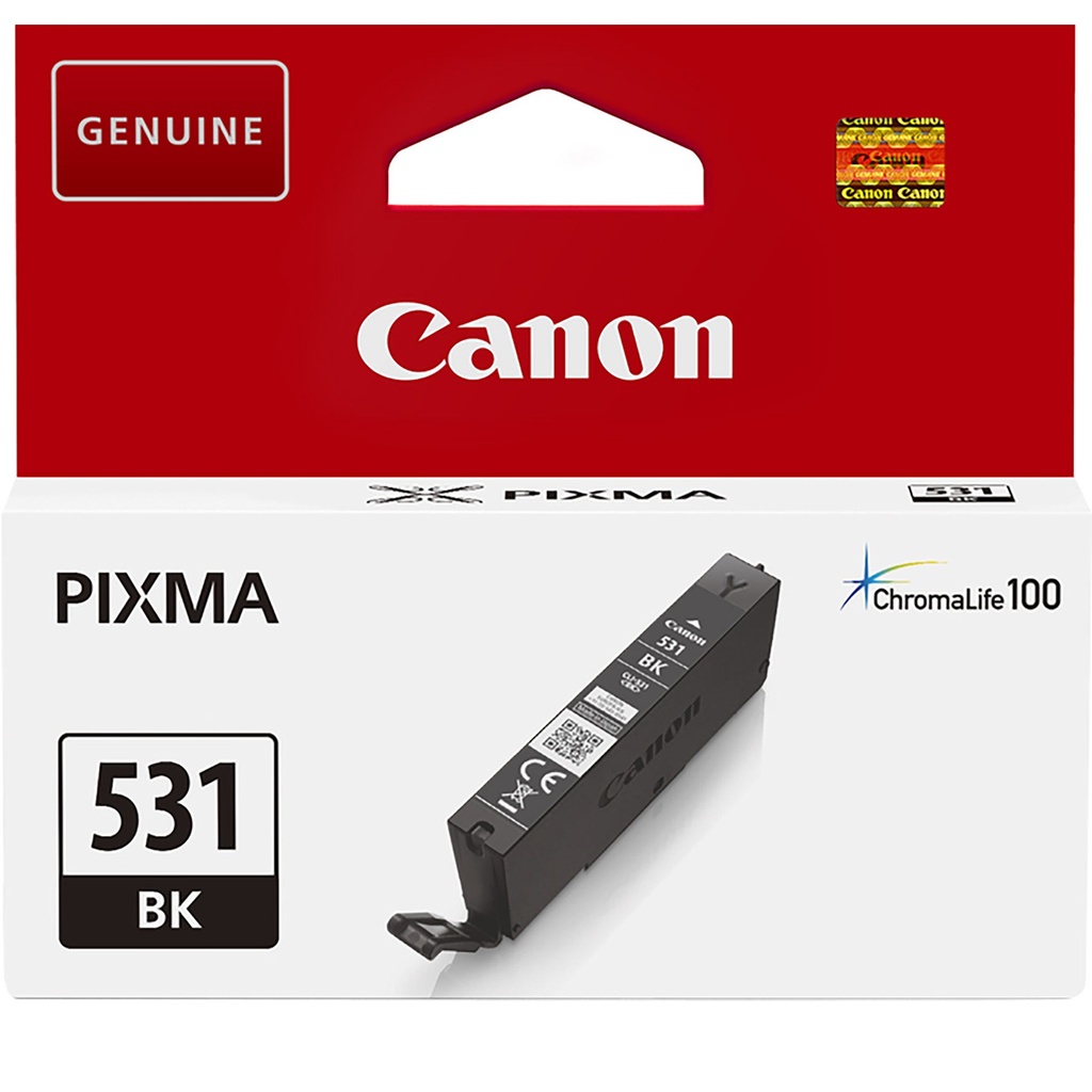 Bläckpatron Canon CLI-531 svart