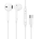 Trådade hörlurar in-ear USB-C