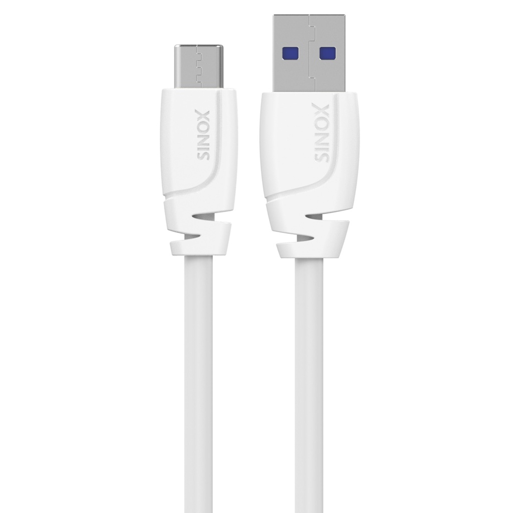 USB-A - USB-C kabel 2m vit