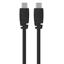 USB-C - USB-C kabel 1m svart