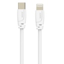 USB-C-lightning 1m. Vit