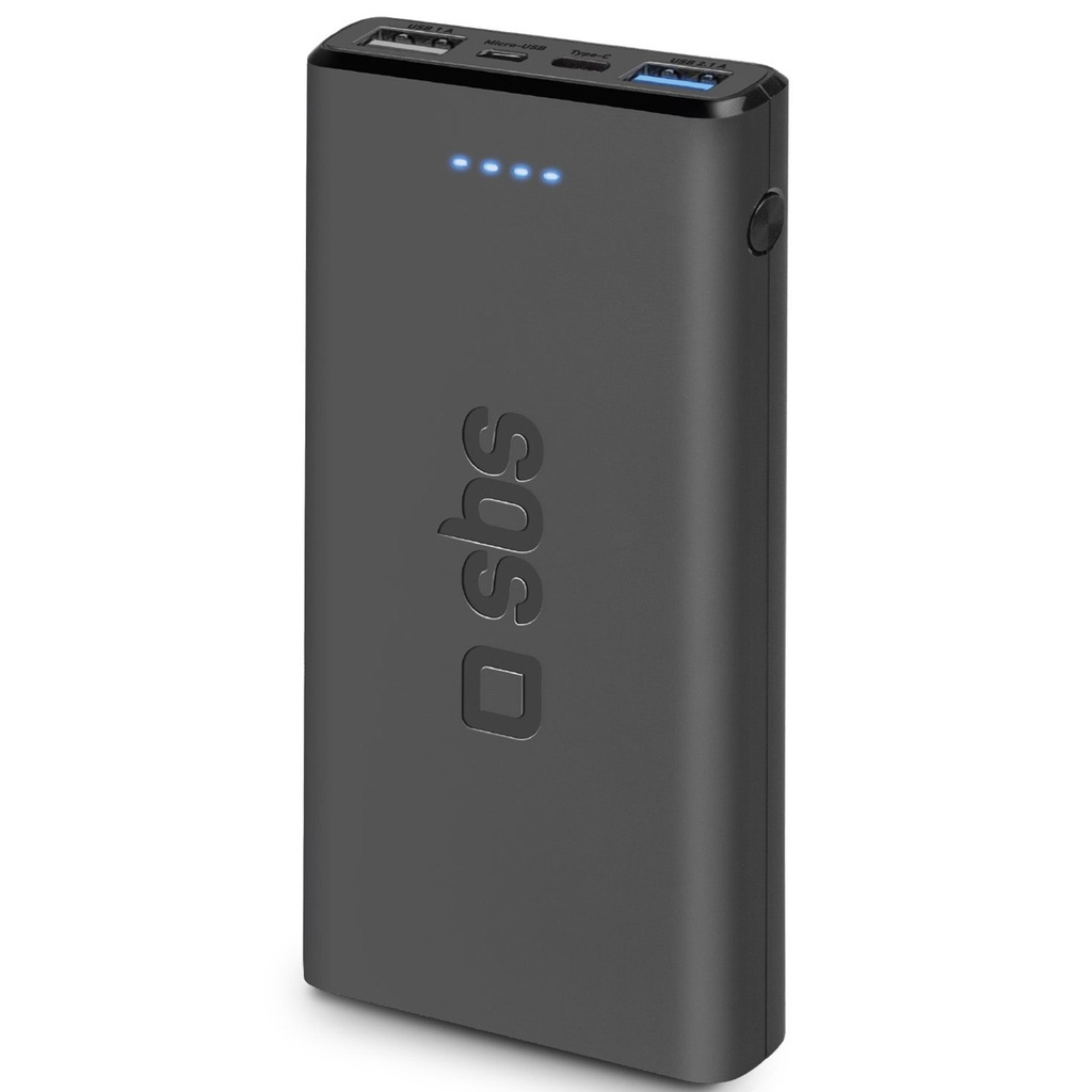 Power Bank 10,000 mAh svart