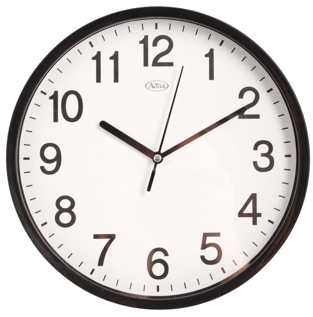 Väggklocka 22,5 cm Svart