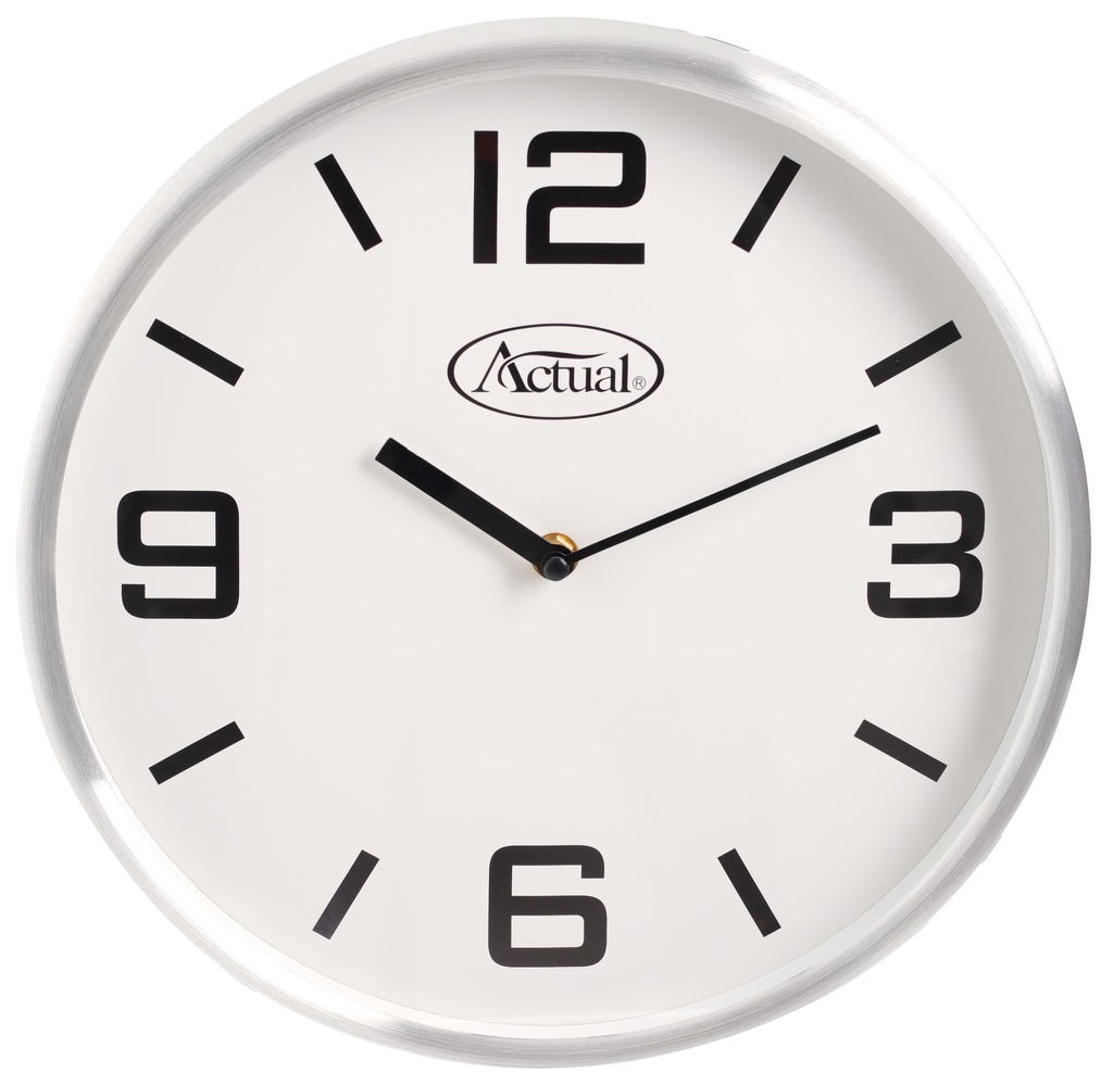 Väggklocka 30 cm Aluminium