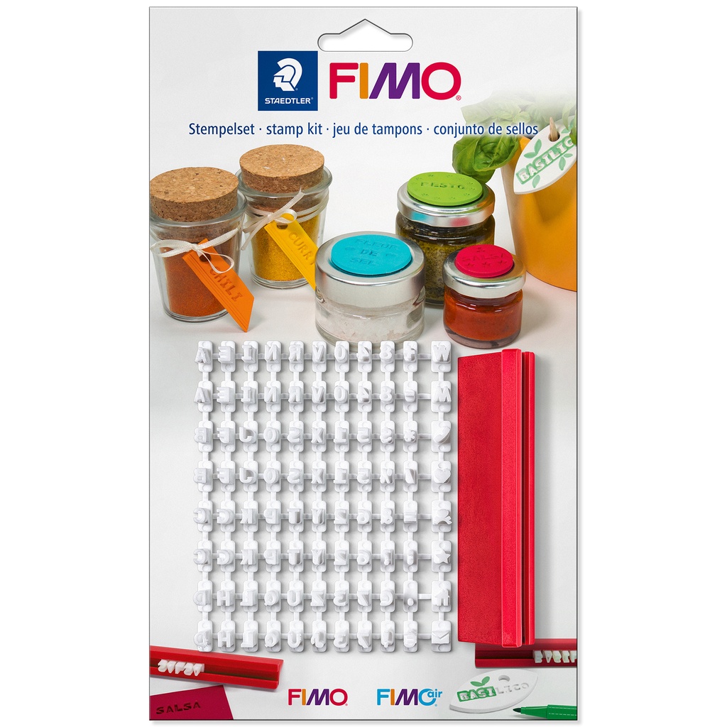 Stämpelkit FIMO A-Z 0-9