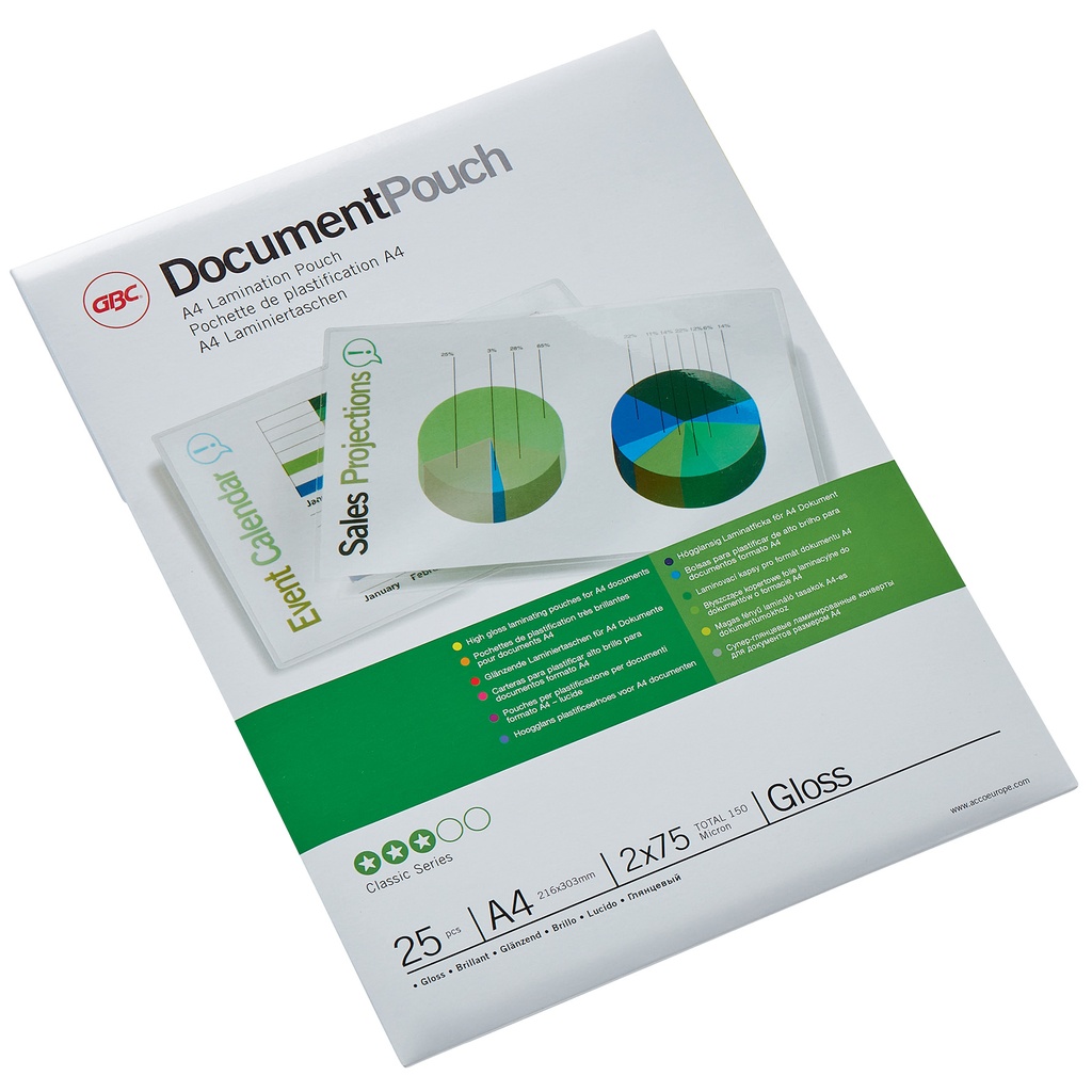 Laminat A4 75mic 25/fp