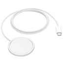 Trådlös laddare USB 1 m vit