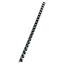 PLASTSPIRAL A4 21-RING 12MM SVART 100st/fp