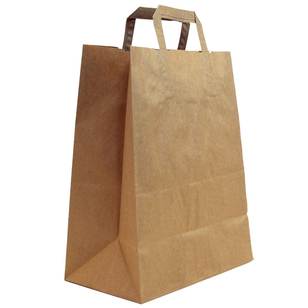 Bärkasse 16 liter 90 g 200-pack Brun