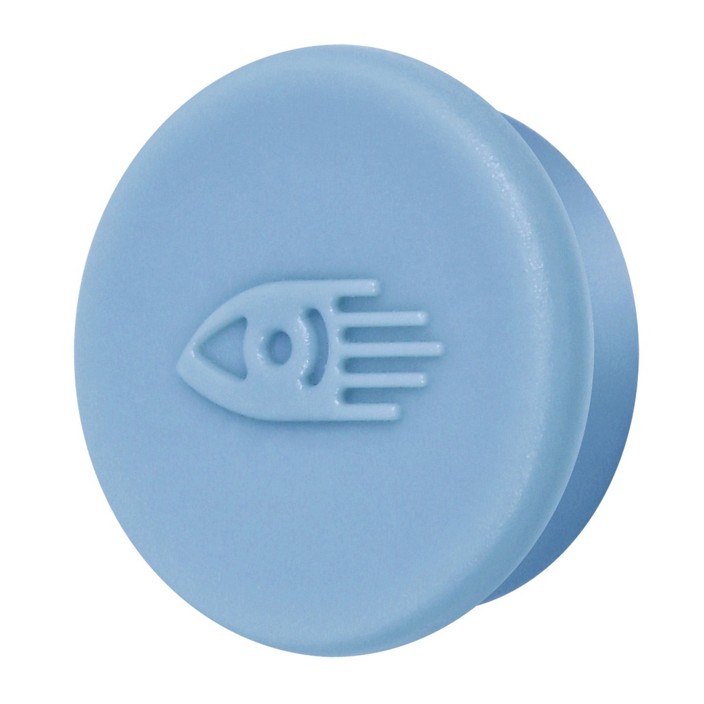 Magnet 20 mm soft blue 10-pack