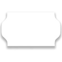Prisetikett 32x19mm G2 vit