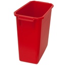 Soptunna Patricia 60 liter röd