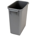 Soptunna Patricia 60 liter grå