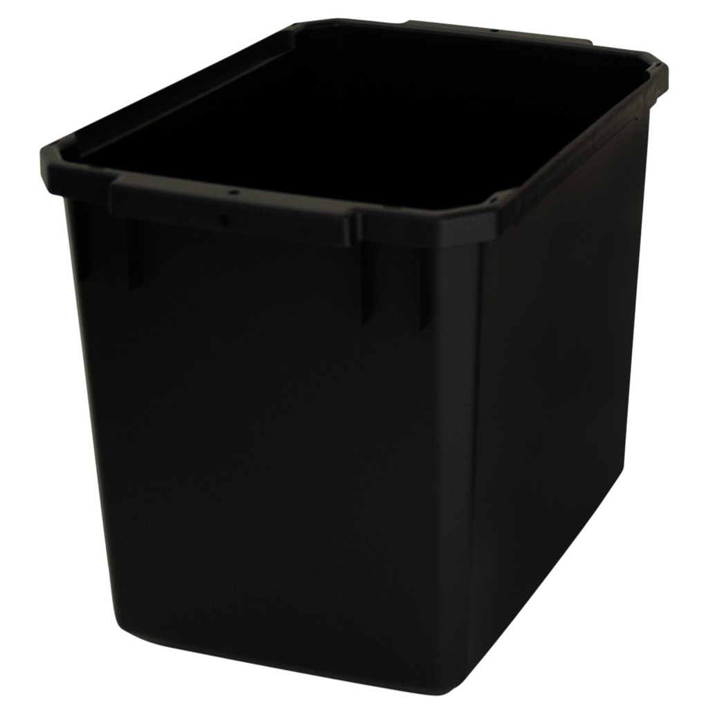 Plastkärl Patricia 25 liter svart