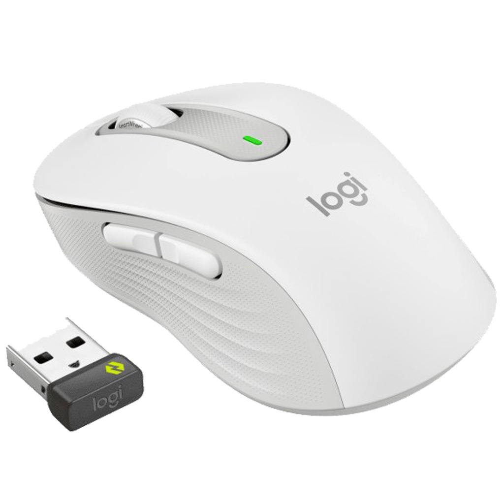 Mus Sign. M650 L trådlös vit