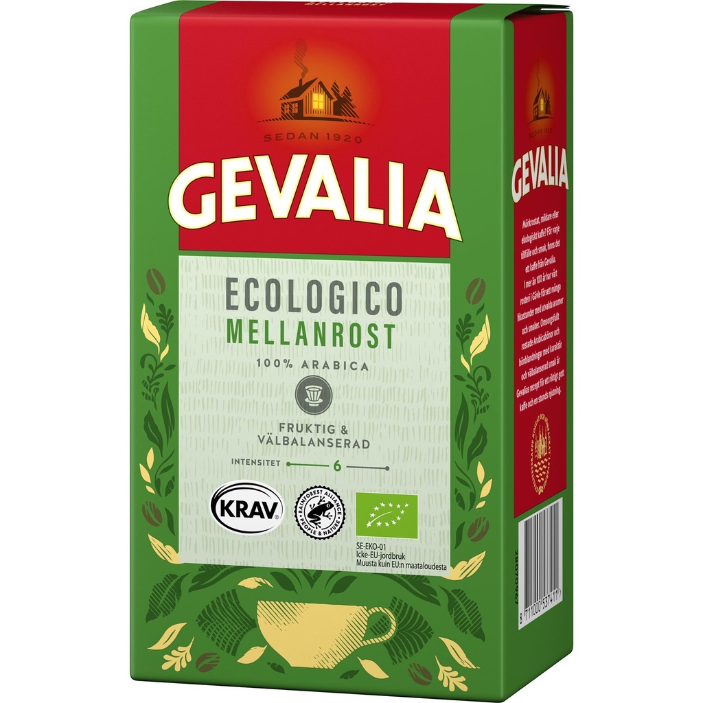 Bryggkaffe Ecologico mellanrost 425 g