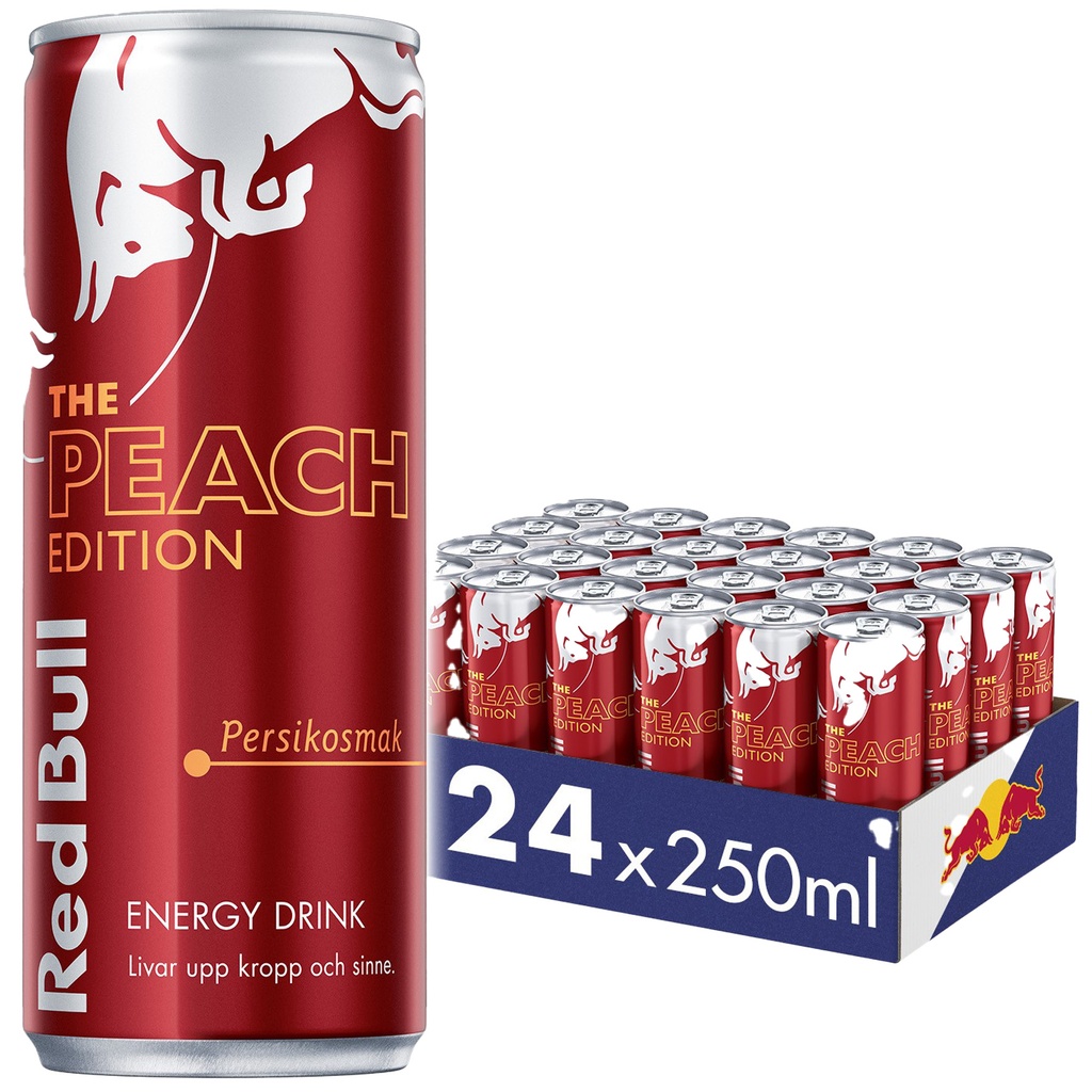 Red Bull Peach 250ml ink p