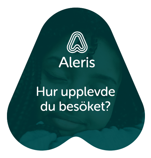 Flyers Aleris logo-formade 4+4 100 st/fp