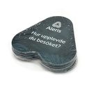 Flyers "Hur upplevde du besöket" Aleris logo-formade 4+4 100 st/fp