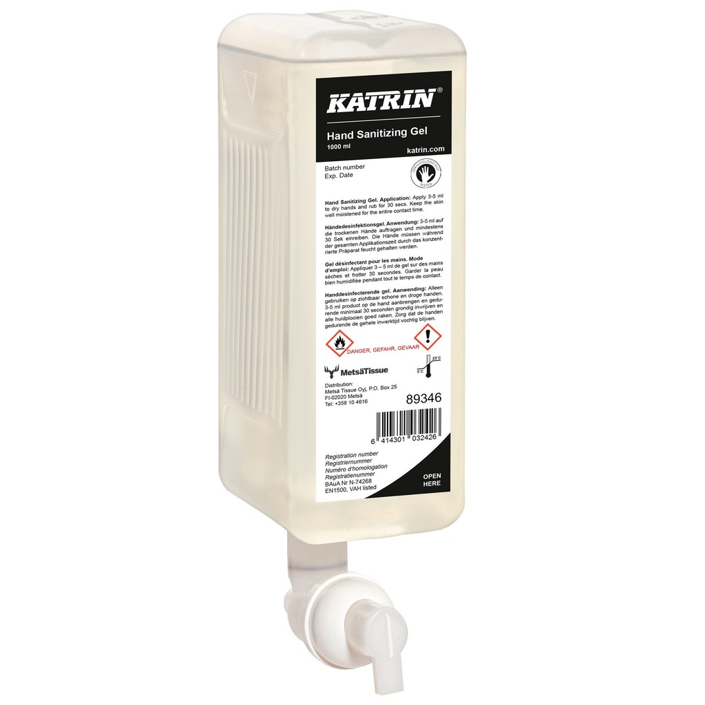 Handdesinfektion Gel 1000 ml Katrin