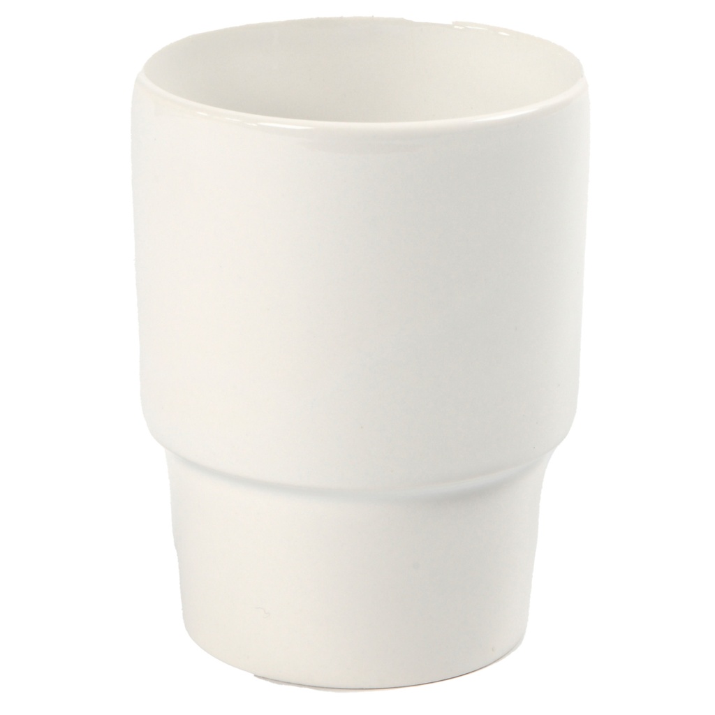 Poslinsmugg h11cm d8,5cm vit