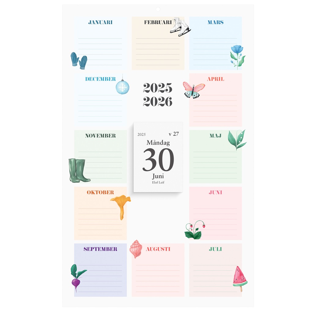 Klassens almanacka Vägg 25/26