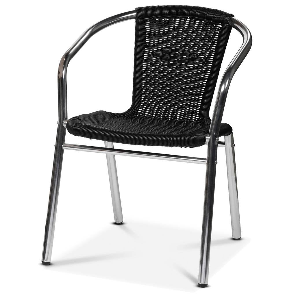 Karmstol Alu-Bistro Sv.rotting