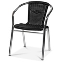 Karmstol Alu-Bistro Sv.rotting