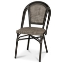 Stol Paris, Khaki mel. Textel.