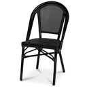 Stol Menton Svart texteline