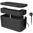 Kabelgömma med grenuttag svart