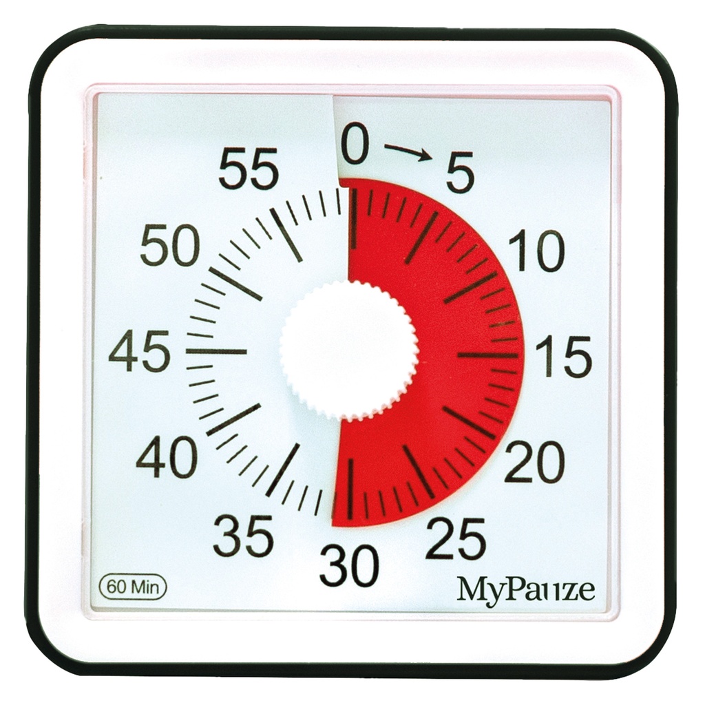 Koncentrationsklocka, 8x8cm