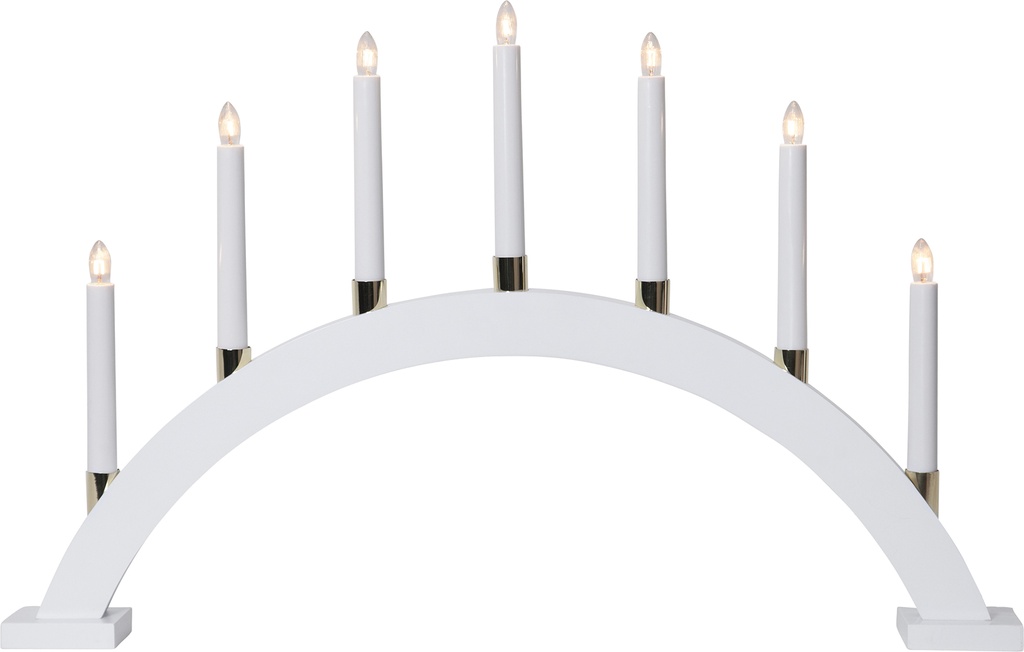 Ljusstake Gillian vit