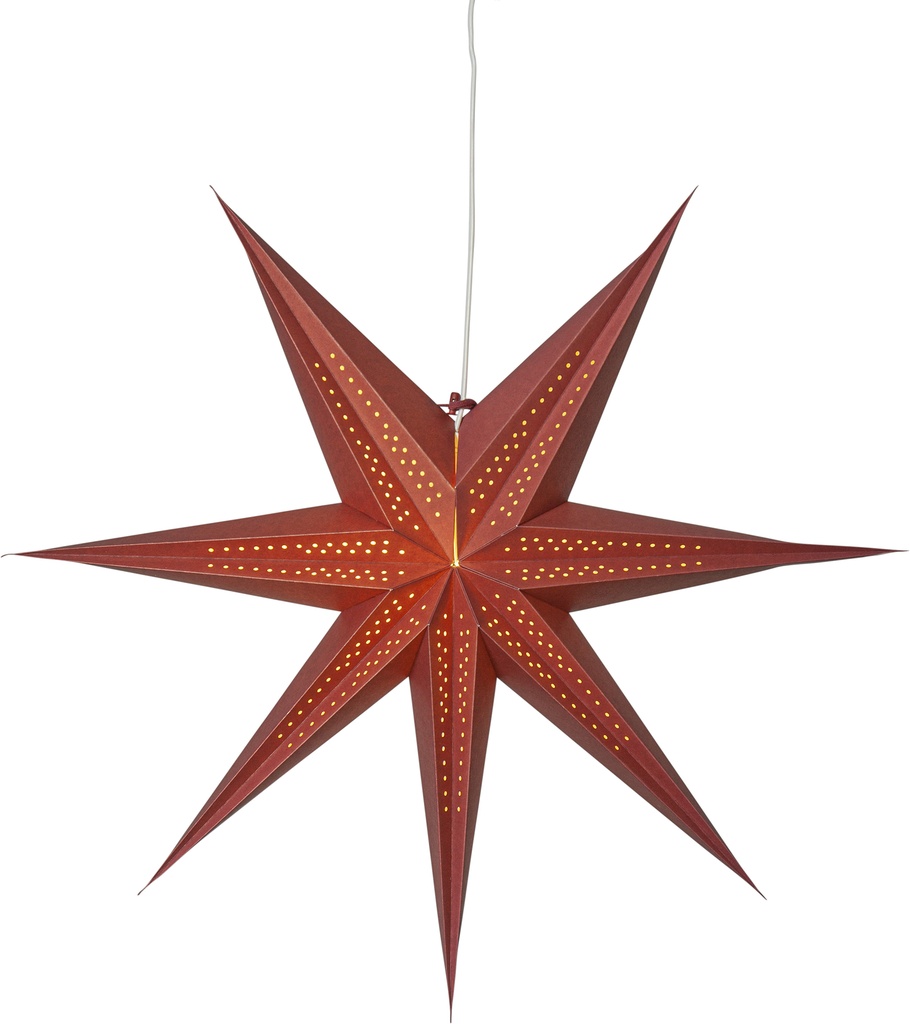 Pappersstjärna Point röd