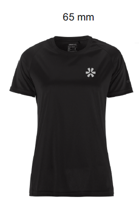 Craft Women Training t-shirt black grey logo