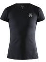 Craft Women Performance Training t-shirt black grey logo