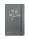 Moleskine notebook lined - "Slate Grey" - with embossed logo 48/crt