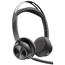 Headset Poly Voyager Focus 2 Teams USB-C-C + USB-C/A Adapter + laddställ