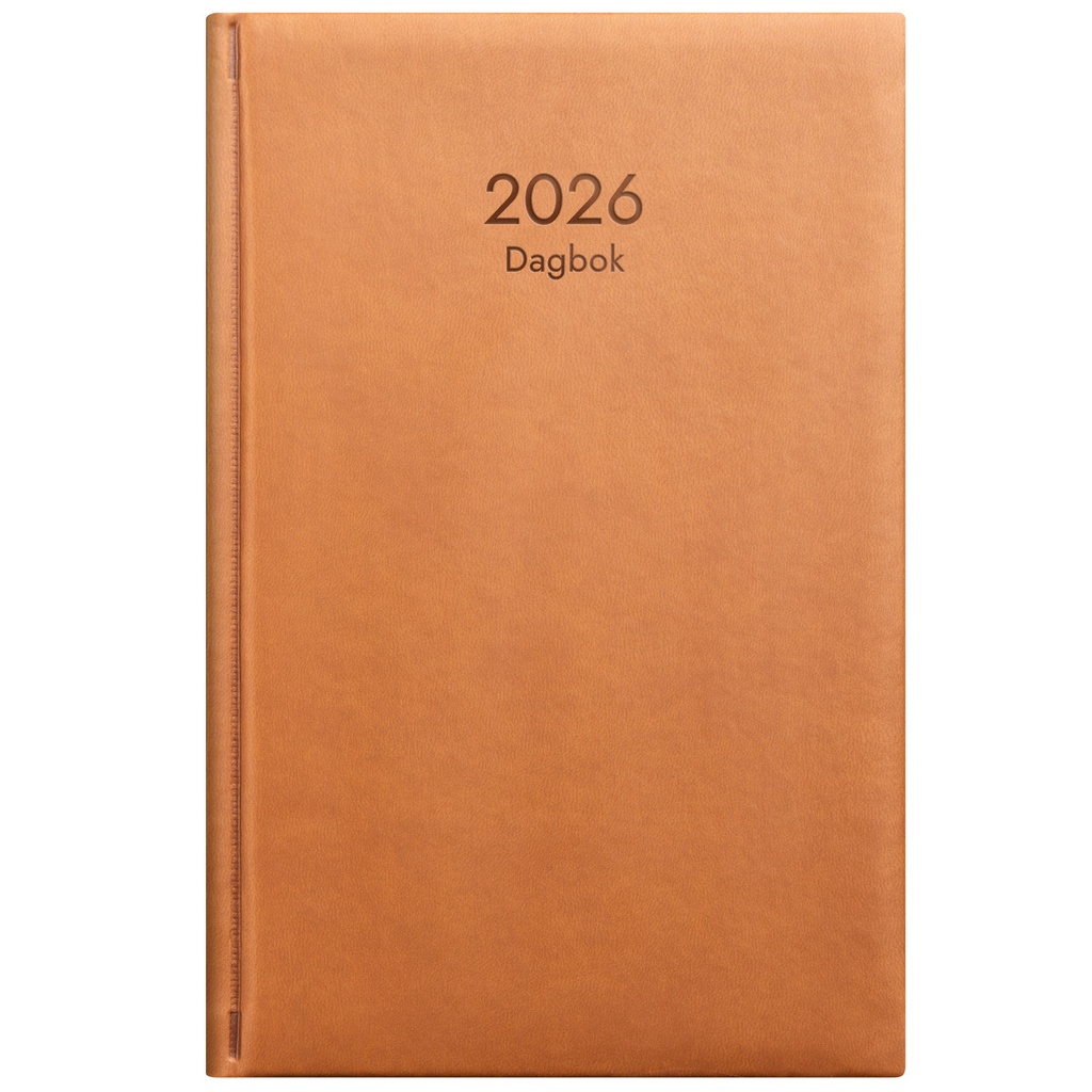 Kalender 2026 Dagbok cognac